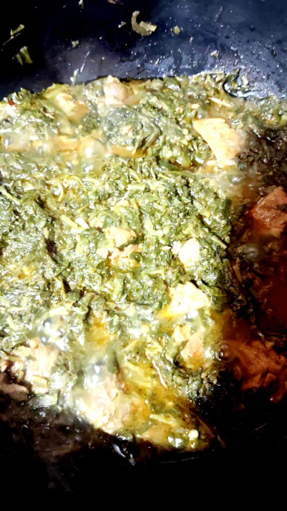Palak Gosht (Beef Spinach Curry)