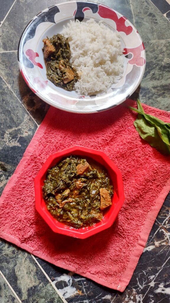 Palak Gosht (Beef Spinach Curry)