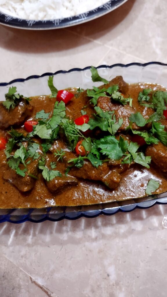 Mutton kalaji (Mutton Liver Curry)
