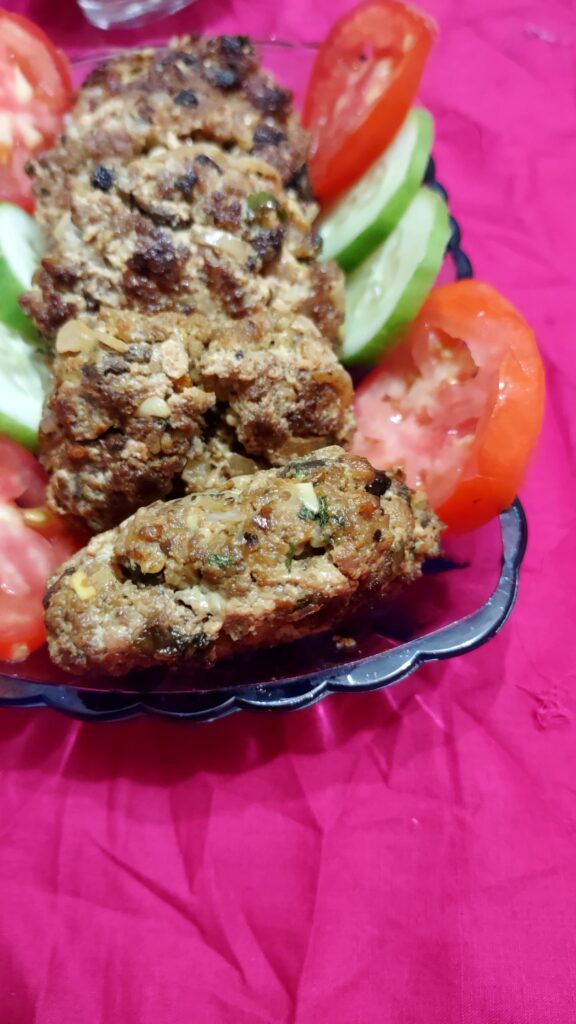 Chapli kabab (Peshawari Kebab)