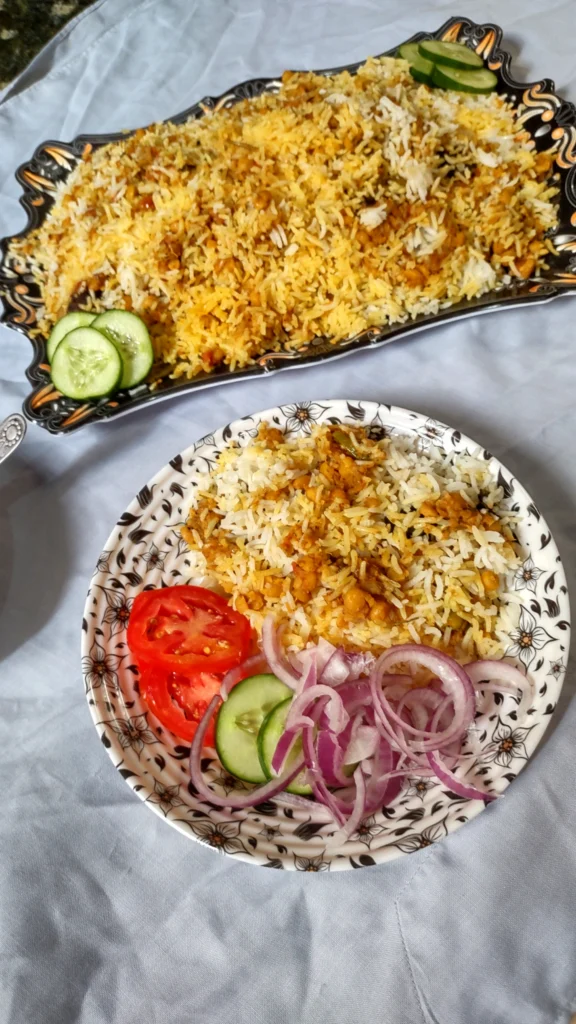 Chana Dal pulao (Kabuli Recipe)